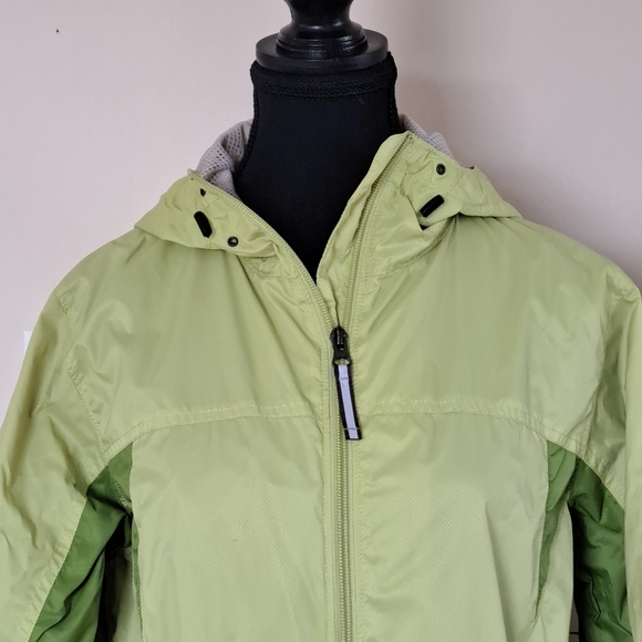 Columbia Packable Jacket Women's Small Green Soft Shell Lightweight Windbreaker - Picture 5 of 16